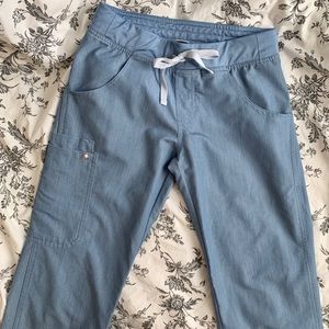 XSP Heather Indigo Kade Cargo Scrub Pant